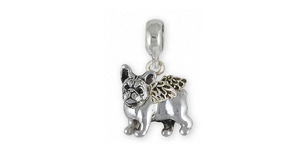 French Bulldog Charms French Bulldog Charm Slide Sterling Silver Frenchie Jewelry French Bulldog jewelry