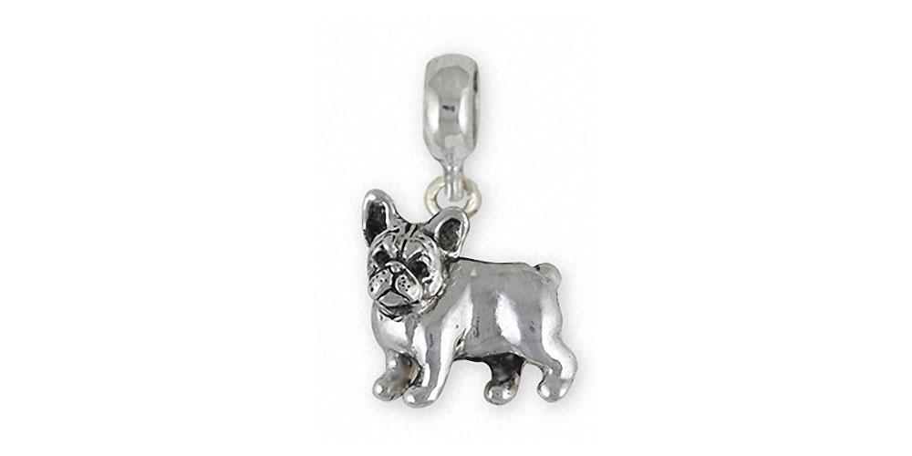 French Bulldog Charms French Bulldog Charm Slide Sterling Silver Frenchie Jewelry French Bulldog jewelry