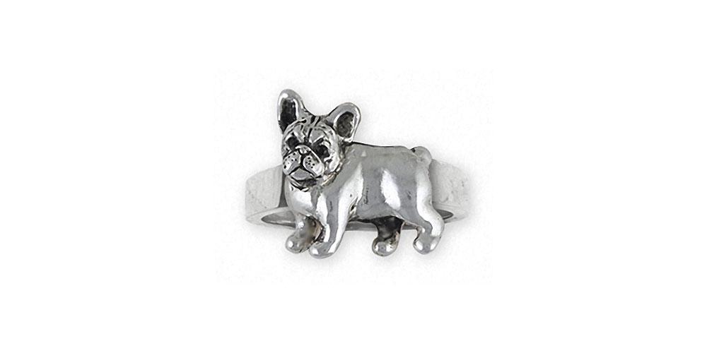 French Bulldog Charms French Bulldog Ring Sterling Silver Frenchie Jewelry French Bulldog jewelry
