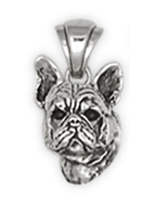 French Bulldog Pendant Handmade Sterling Silver Dog Jewelry FR6-P