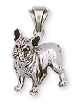 French Bulldog Pendant Handmade Sterling Silver Dog Jewelry FR9-P