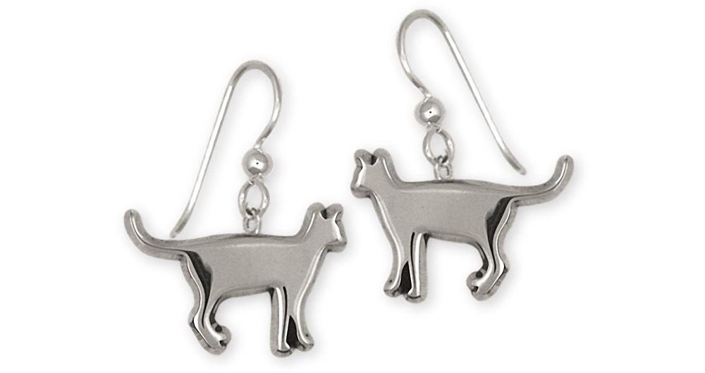 Siamese Cat Charms Siamese Cat Earrings Sterling Silver Siamese Jewelry Siamese Cat jewelry