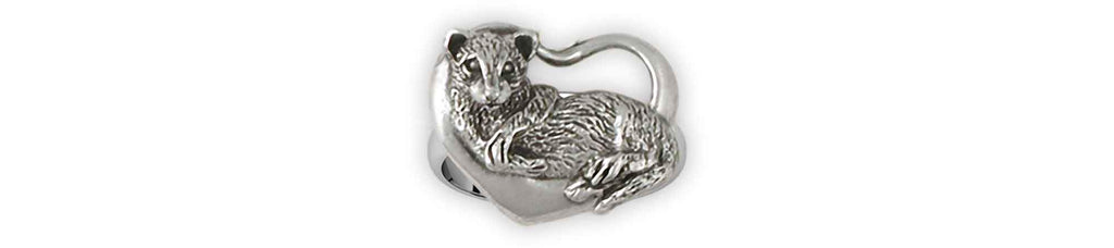 Ferret Charms Ferret Ring Sterling Silver Ferret Jewelry Ferret jewelry
