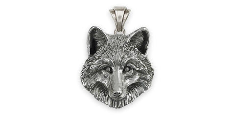 Fox Single-Pearl Cage Pendant (Sterling Silver)