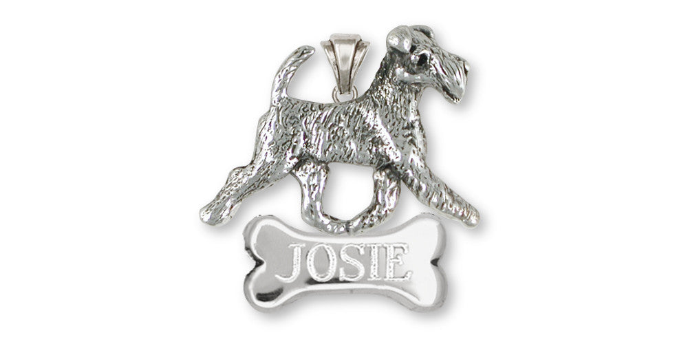 Fox Terrier Charms Fox Terrier Pendant Sterling Silver Dog Jewelry Fox Terrier jewelry