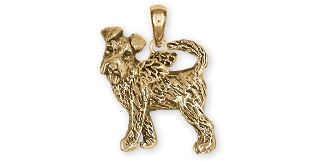 Fox Terrier Charms Fox Terrier Pendant 14k Yellow Gold Fox Terrier Jewelry Fox Terrier jewelry