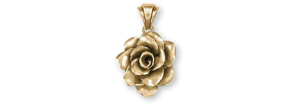 Gardenia Charms Gardenia Pendant 14k Gold Vermeil Gardenia Jewelry Gardenia jewelry