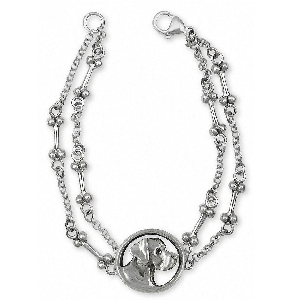 Great Dane Charms Great Dane Bracelet Sterling Silver Dog Jewelry Great Dane jewelry