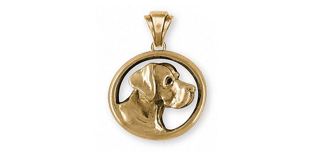 Great Dane Charms Great Dane Pendant 14k Gold Dog Jewelry Great Dane jewelry