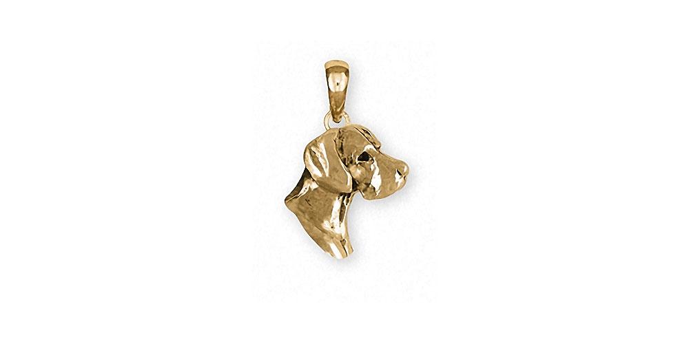 Great Dane Charms Great Dane Pendant 14k Gold Dog Jewelry Great Dane jewelry