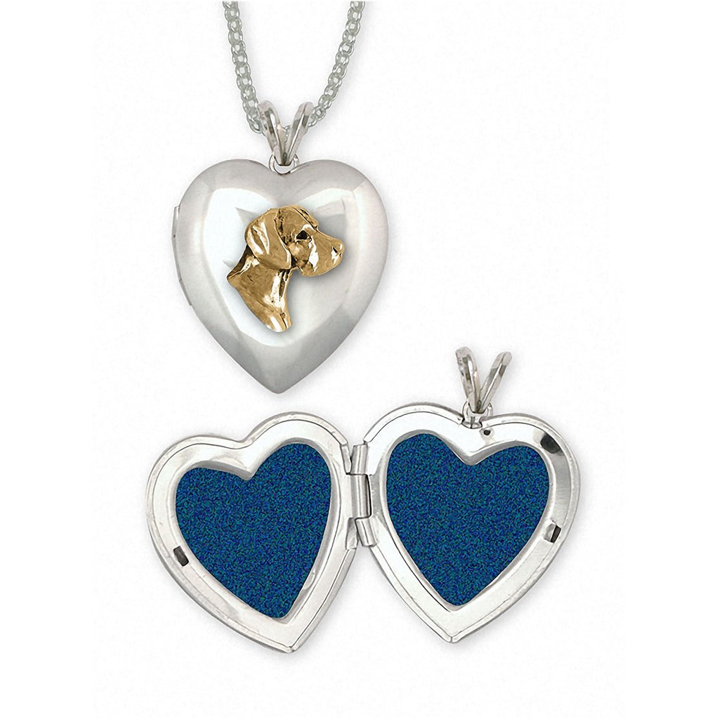 Great Dane Charms Great Dane Photo Locket Silver And 14k Gold Dog Jewelry Great Dane jewelry