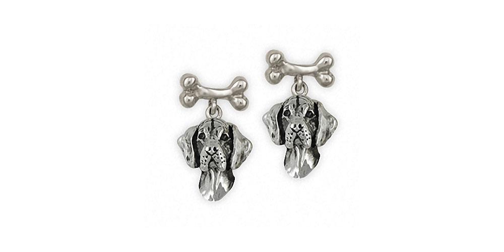 Great Dane Charms Great Dane Earrings Sterling Silver Dog Jewelry Great Dane jewelry