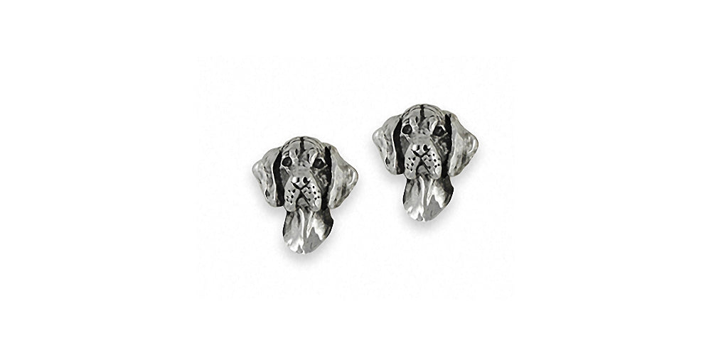 Great Dane Earrings Jewelry Sterling Silver Handmade Dog Earrings GD14B-E