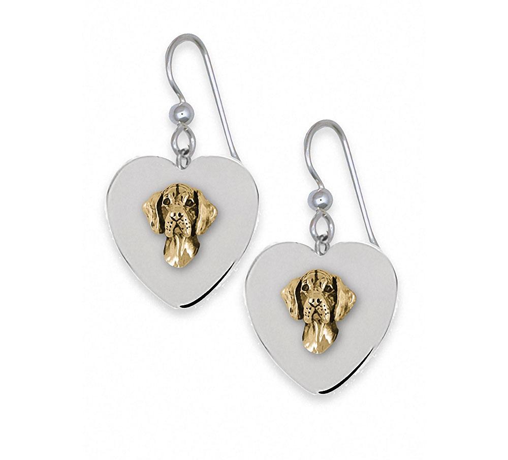 Great Dane Charms Great Dane Earrings Silver And 14k Gold Dog Jewelry Great Dane jewelry