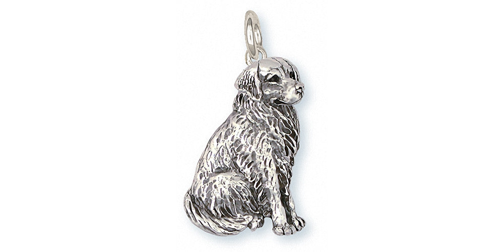 Golden Retriever Charms Golden Retriever Charm Sterling Silver Dog Jewelry Golden Retriever jewelry