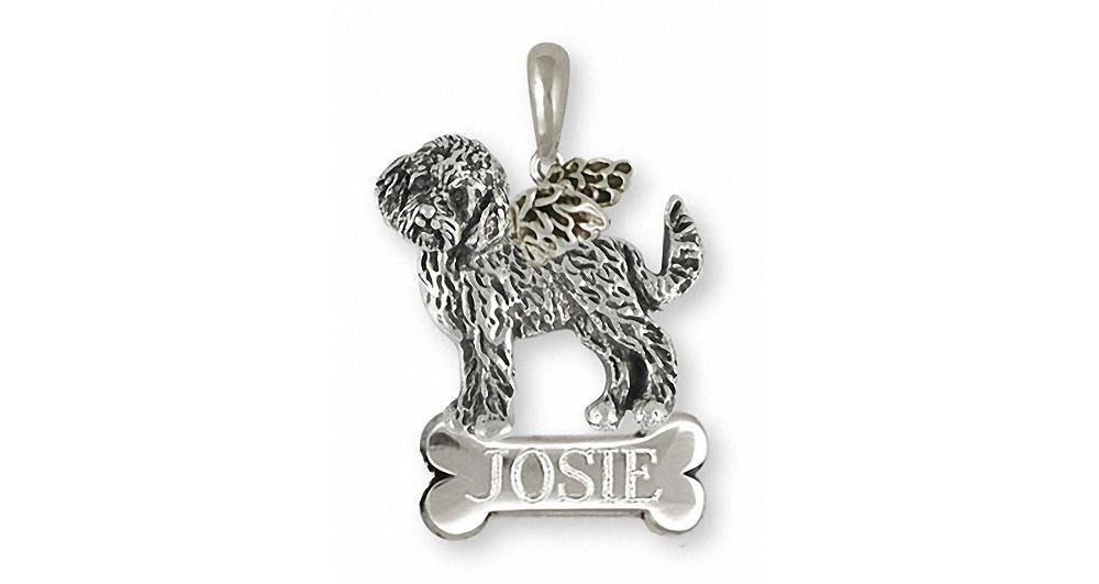 Goldendoodle Charms Goldendoodle Pendant Sterling Silver Dog Jewelry Goldendoodle jewelry