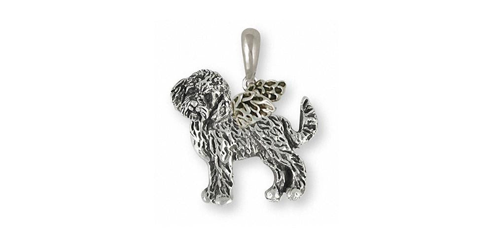 Goldendoodle Charms Goldendoodle Pendant Sterling Silver Dog Jewelry Goldendoodle jewelry