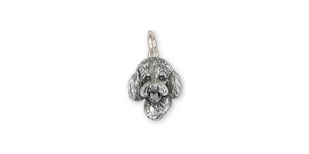 Goldendoodle Charms Goldendoodle Charm Sterling Silver Goldendoodle Jewelry Goldendoodle jewelry