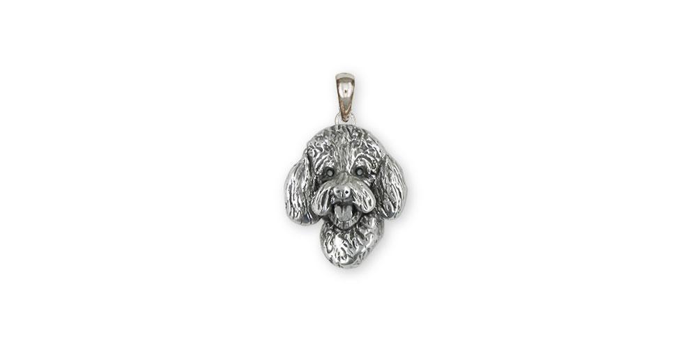 Goldendoodle Charms Goldendoodle Pendant Sterling Silver Goldendoodle Jewelry Goldendoodle jewelry