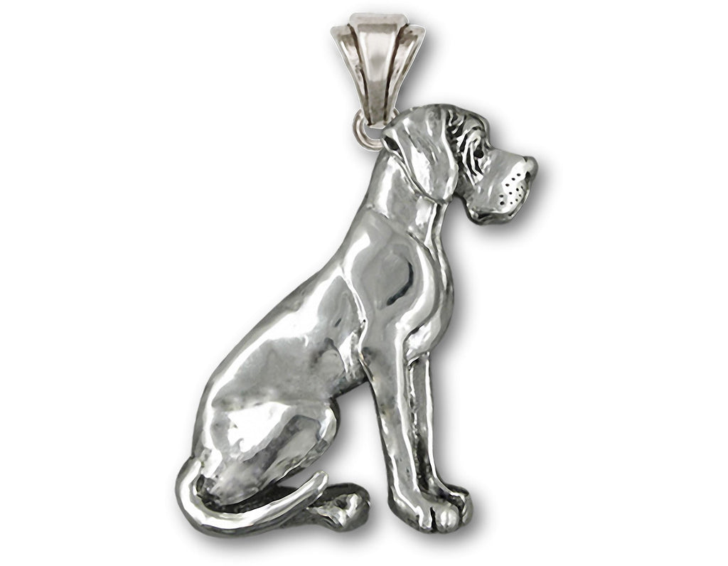 Great Dane Charms Great Dane Pendant Sterling Silver Great Dane Jewelry Great Dane jewelry