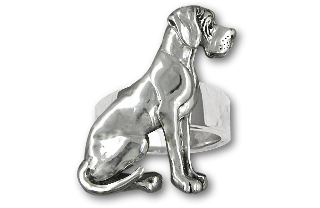 Great Dane Charms Great Dane Ring Sterling Silver Great Dane Jewelry Great Dane jewelry