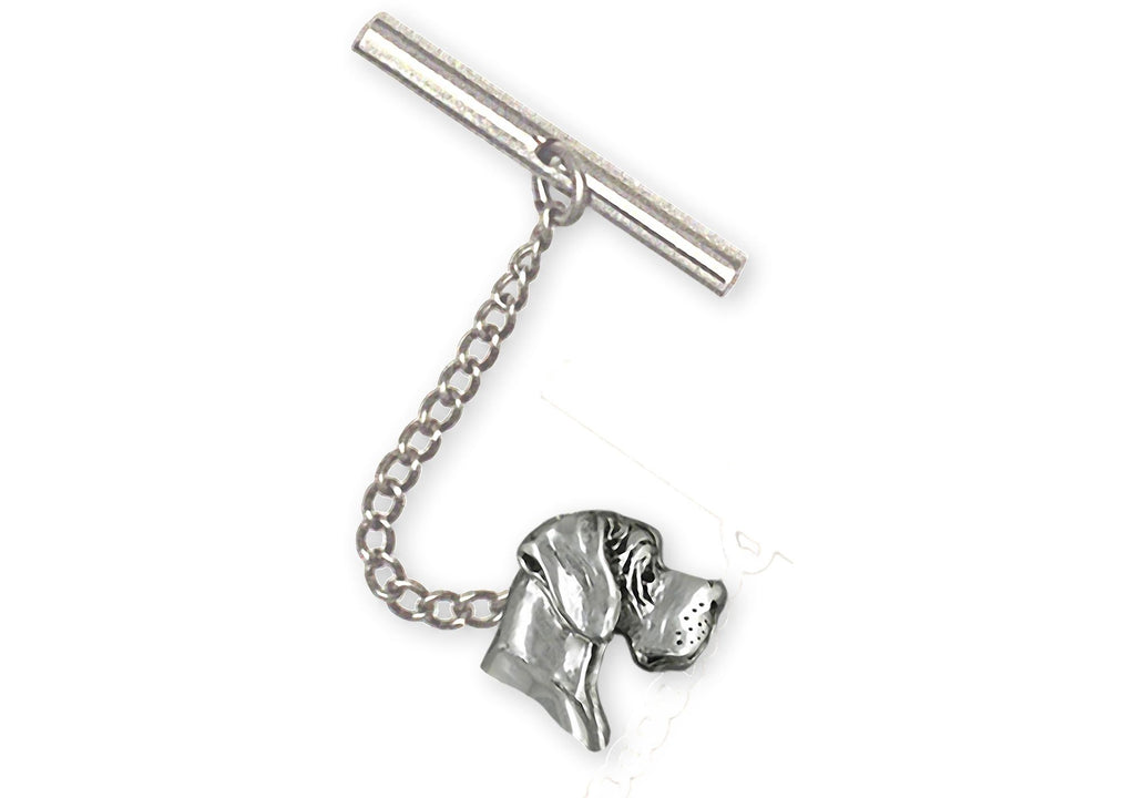 Great Dane Charms Great Dane Tie Tack Sterling Silver Great Dane Jewelry Great Dane jewelry