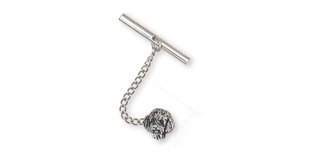 Goldendoodle Charms Goldendoodle Tie Tack Sterling Silver Dog Jewelry Goldendoodle jewelry