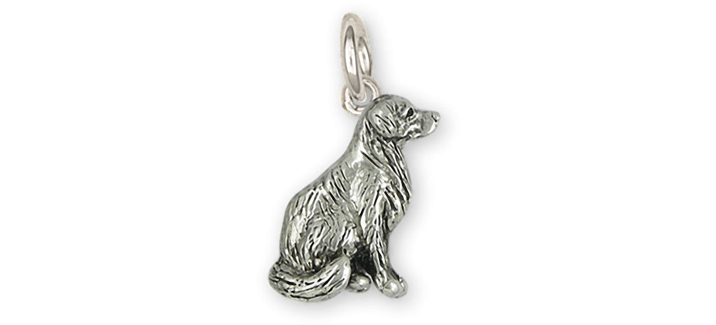 Golden Retriever Charms Golden Retriever Charm Sterling Silver Golden Retriever Jewelry Golden Retriever jewelry