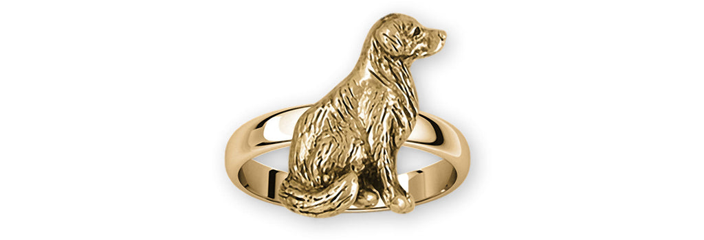 Golden Retriever Charms Golden Retriever Ring 14k Yellow Gold Golden Retriever Jewelry Golden Retriever jewelry