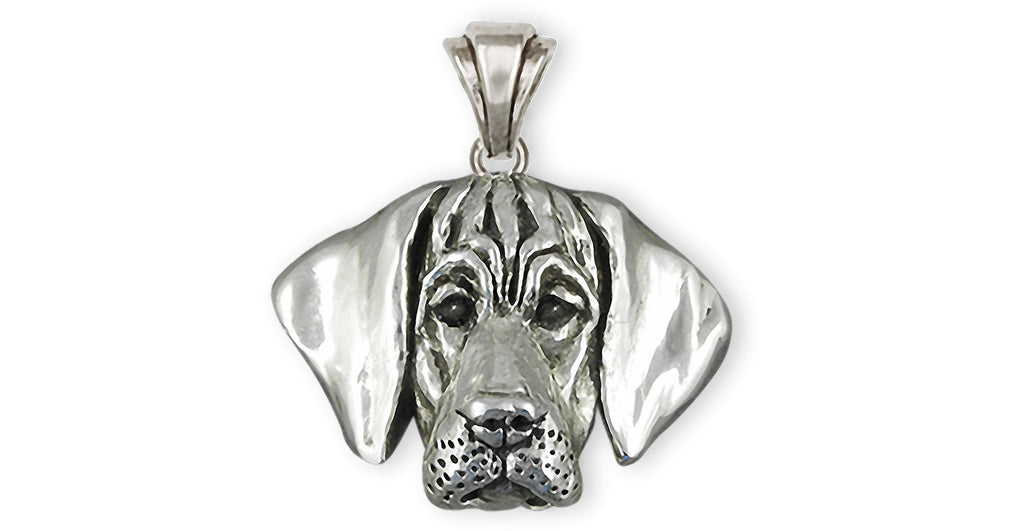Great Dane Charms Great Dane Pendant Sterling Silver Great Dane Puppy Jewelry Great Dane jewelry