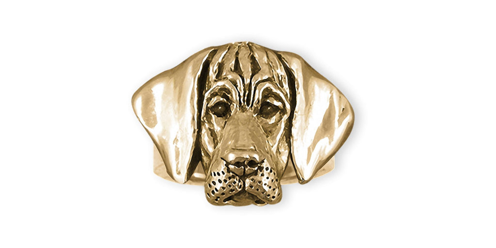 Great Dane Charms Great Dane Ring 14k Gold Great Dane Puppy Jewelry Great Dane jewelry