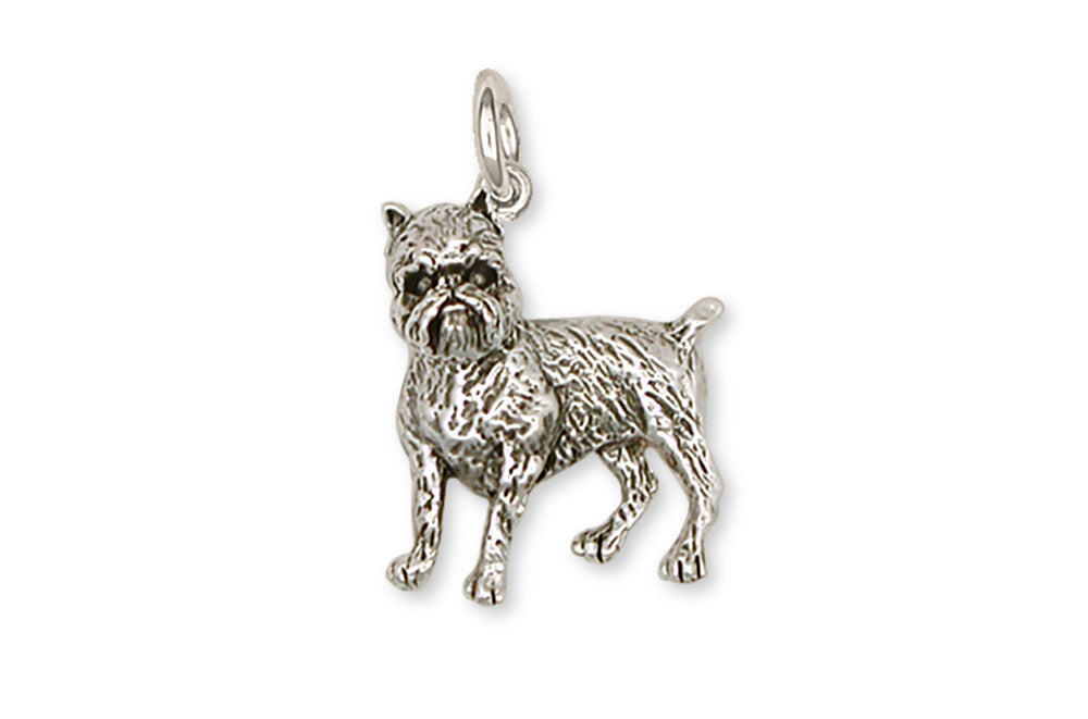 Brussels Griffon Charms Brussels Griffon Charm Handmade Sterling Silver Dog Jewelry Brussels Griffon jewelry