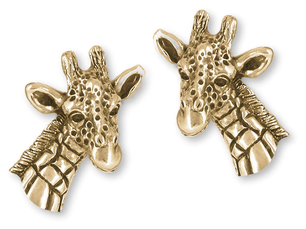 Giraffe Charms Giraffe Cufflinks 14k Gold Vermeil Giraffe Jewelry Giraffe jewelry