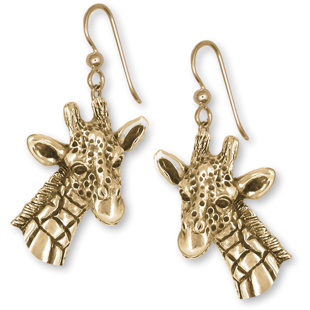 Giraffe Charms Giraffe Earrings 14k Gold Vermeil Giraffe Jewelry Giraffe jewelry
