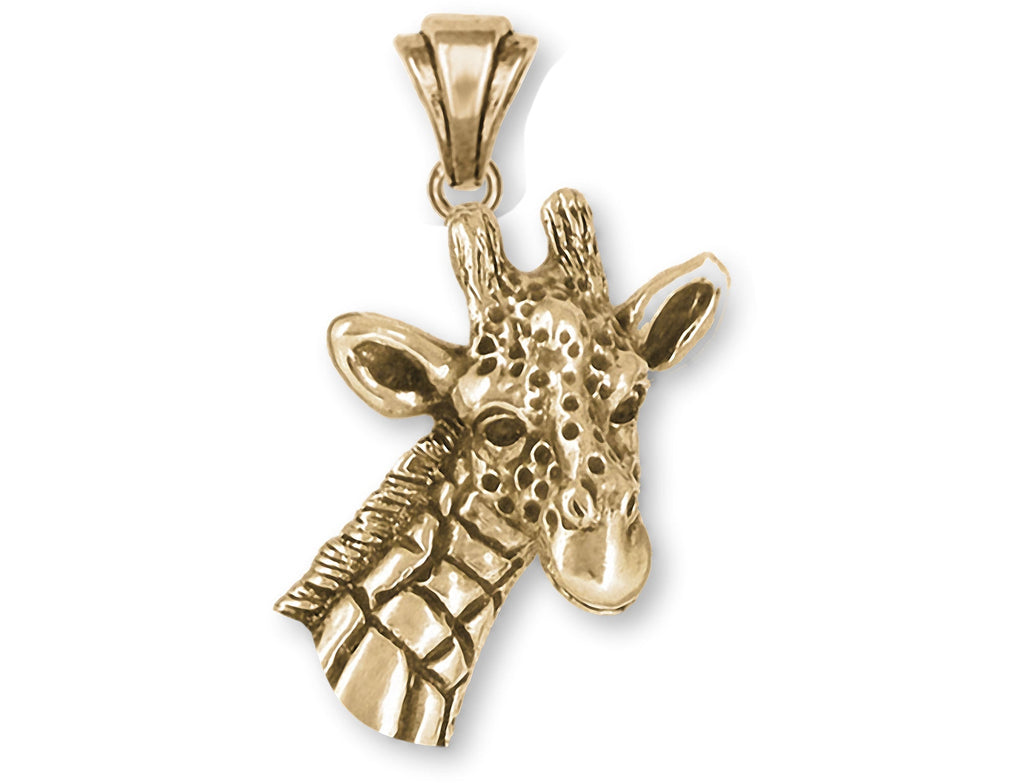Giraffe Charms Giraffe Pendant 14k Yellow Gold Giraffe Jewelry Giraffe jewelry