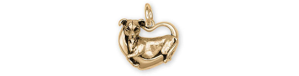 Greyhound Charms Greyhound Charm 14k Yellow Gold Greyhound Jewelry Greyhound jewelry