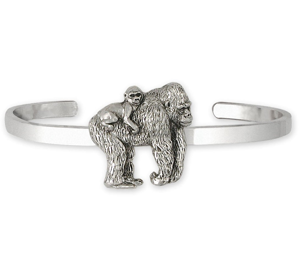 Gorilla Charms Gorilla Bracelet Sterling Silver Gorilla Jewelry Gorilla jewelry