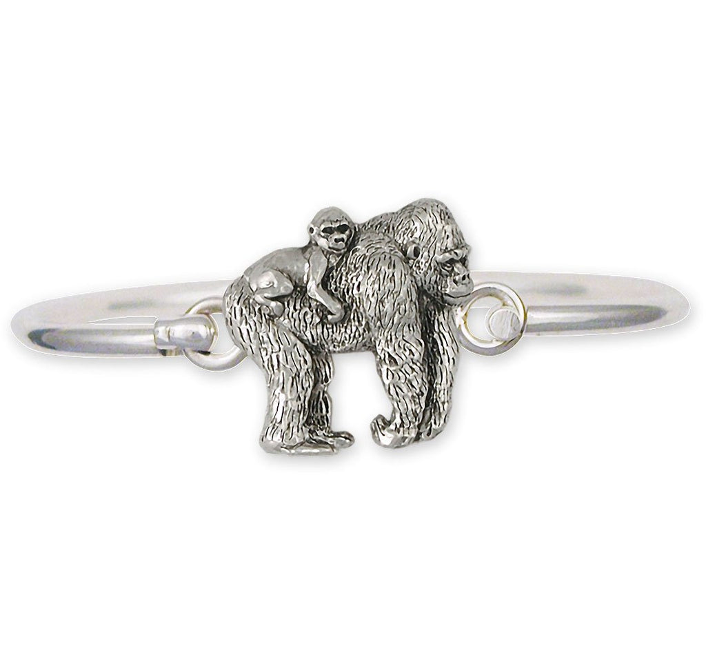 Gorilla Charms Gorilla Bracelet Sterling Silver Gorilla Jewelry Gorilla jewelry