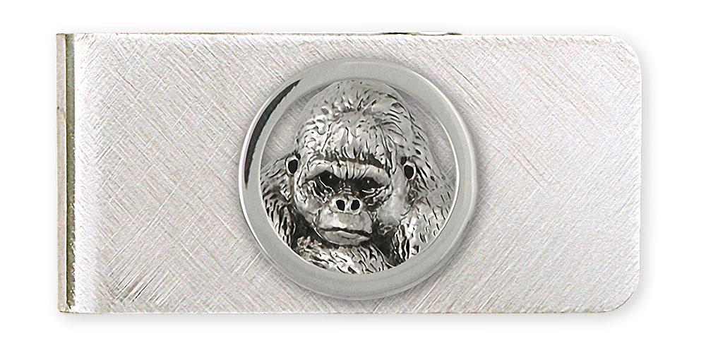 Gorilla Charms Gorilla Money Clip Sterling Silver Gorilla Jewelry Gorilla jewelry