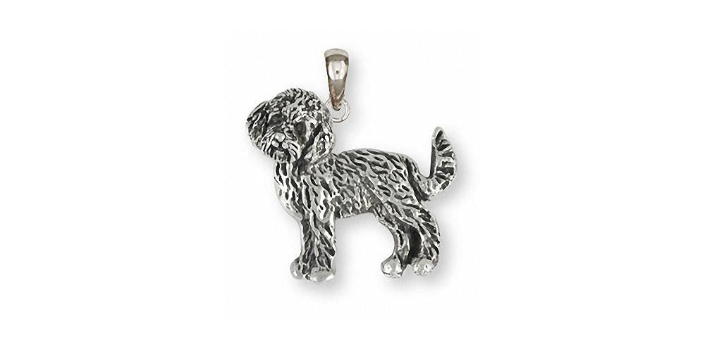 Goldendoodle Charms Goldendoodle Pendant Sterling Silver Dog Jewelry Goldendoodle jewelry