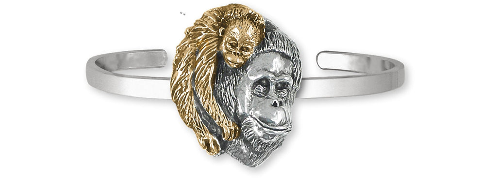 Orangutan Charms Orangutan Bracelet 14k Gold Vermeil Orangutan And Baby Jewelry Orangutan jewelry