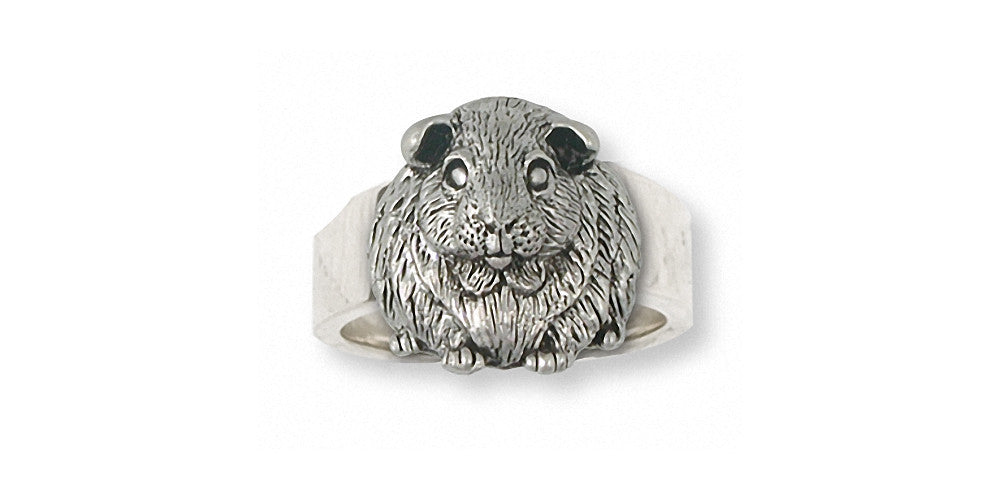 Guinea Pig Charms Guinea Pig Ring Sterling Silver Piggie Jewelry Guinea Pig jewelry
