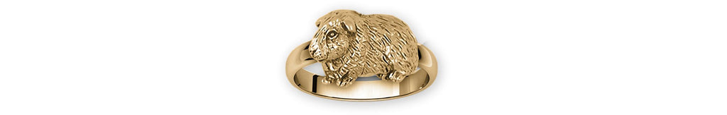 Guinea Pig Charms Guinea Pig Ring 14k Yellow Gold Guinea Pig Jewelry Guinea Pig jewelry
