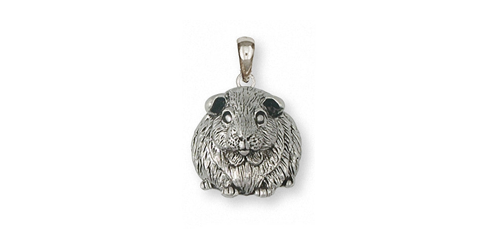 Guinea Pig Charms Guinea Pig Pendant Sterling Silver Piggie Jewelry Guinea Pig jewelry