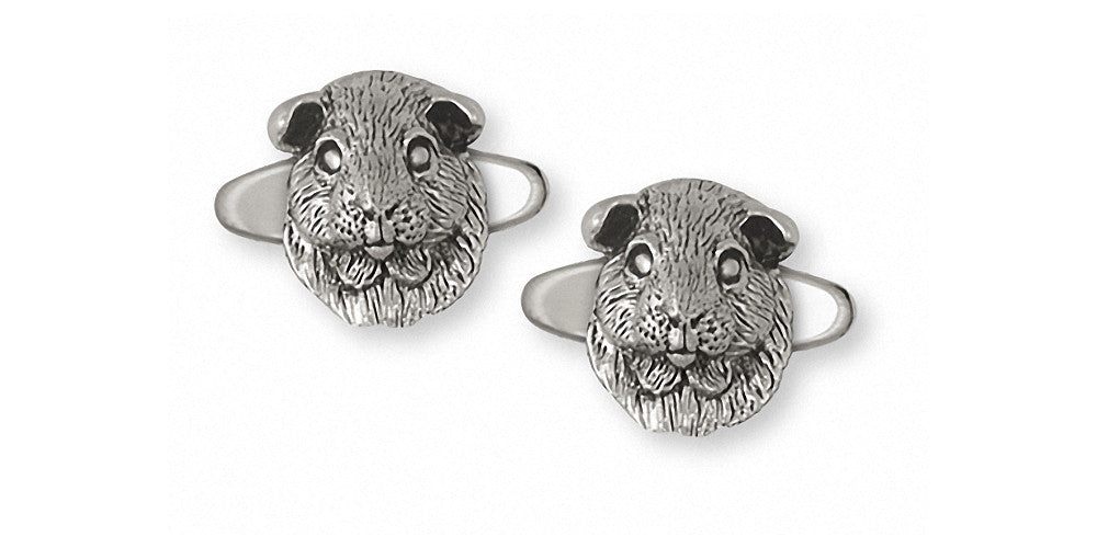 Guinea Pig Charms Guinea Pig Cufflinks Sterling Silver Piggie Jewelry Guinea Pig jewelry