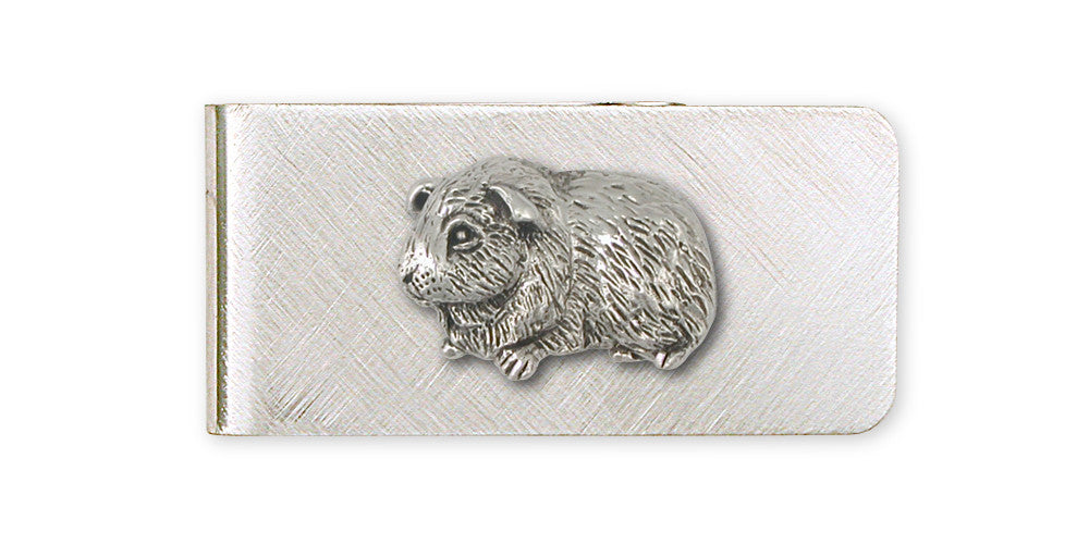 Guinea Pig Charms Guinea Pig Money Clip Sterling Silver Piggie Jewelry Guinea Pig jewelry