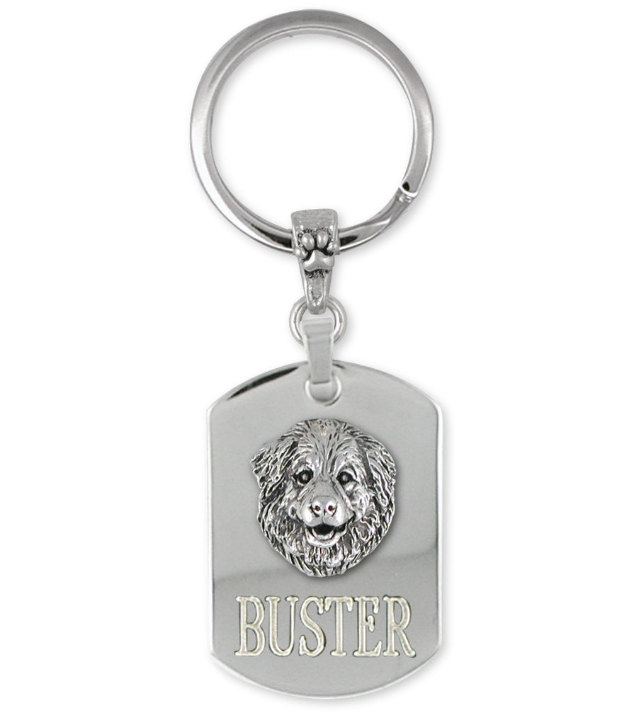 Great Pyrenees Charms Great Pyrenees Key Ring Sterling Silver Dog Jewelry Great Pyrenees jewelry