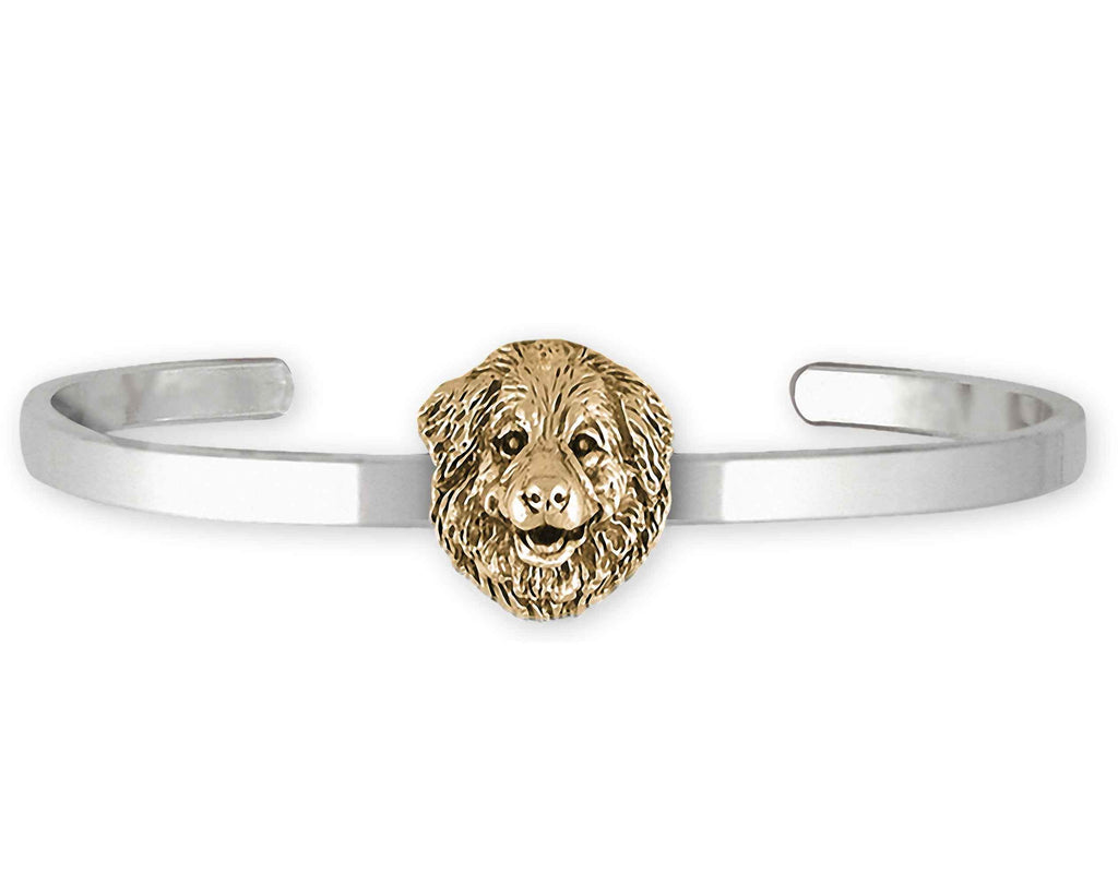 Great Pyrenees Charms Great Pyrenees Bracelet Silver And 14k Gold Great Pyrenees Jewelry Great Pyrenees jewelry