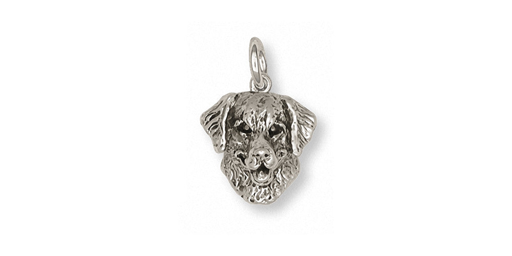 Golden Retriever Charms Golden Retriever Charm Sterling Silver Dog Jewelry Golden Retriever jewelry