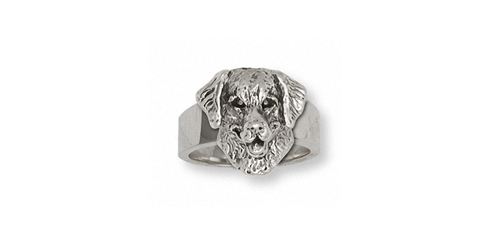 Golden Retriever Charms Golden Retriever Ring Sterling Silver Dog Jewelry Golden Retriever jewelry